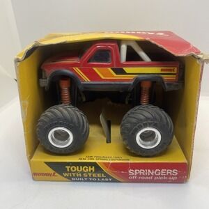 Buddy L 1986 SPRINGERS OFF ROAD 4 X 4‎ Red Pick-Up Monster Truck in Box